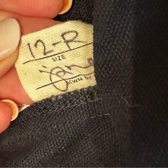 Elizabeth Suzann Cotton Canvas Clyde Work Pants; Size 12R - Picture 3 of 4